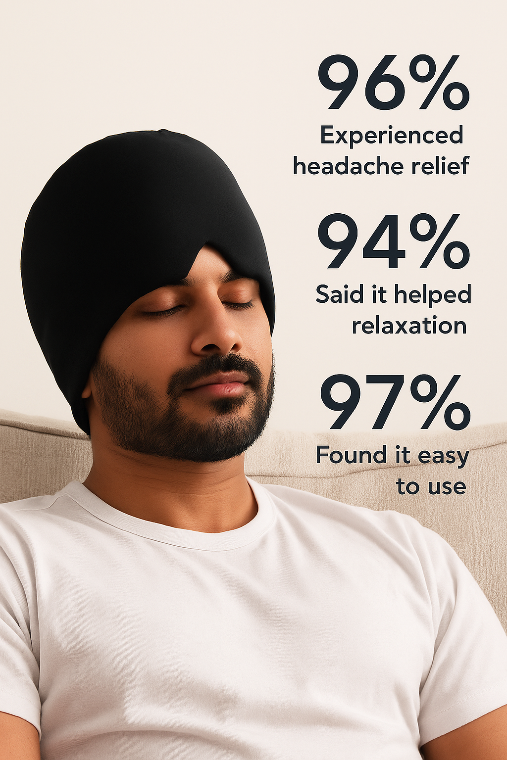 CryoCap™ | Hot & Cold Therapy Migraine Relief Cap
